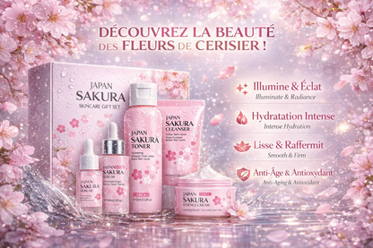 Sakura Skincare Sets 3/5 Pièces
